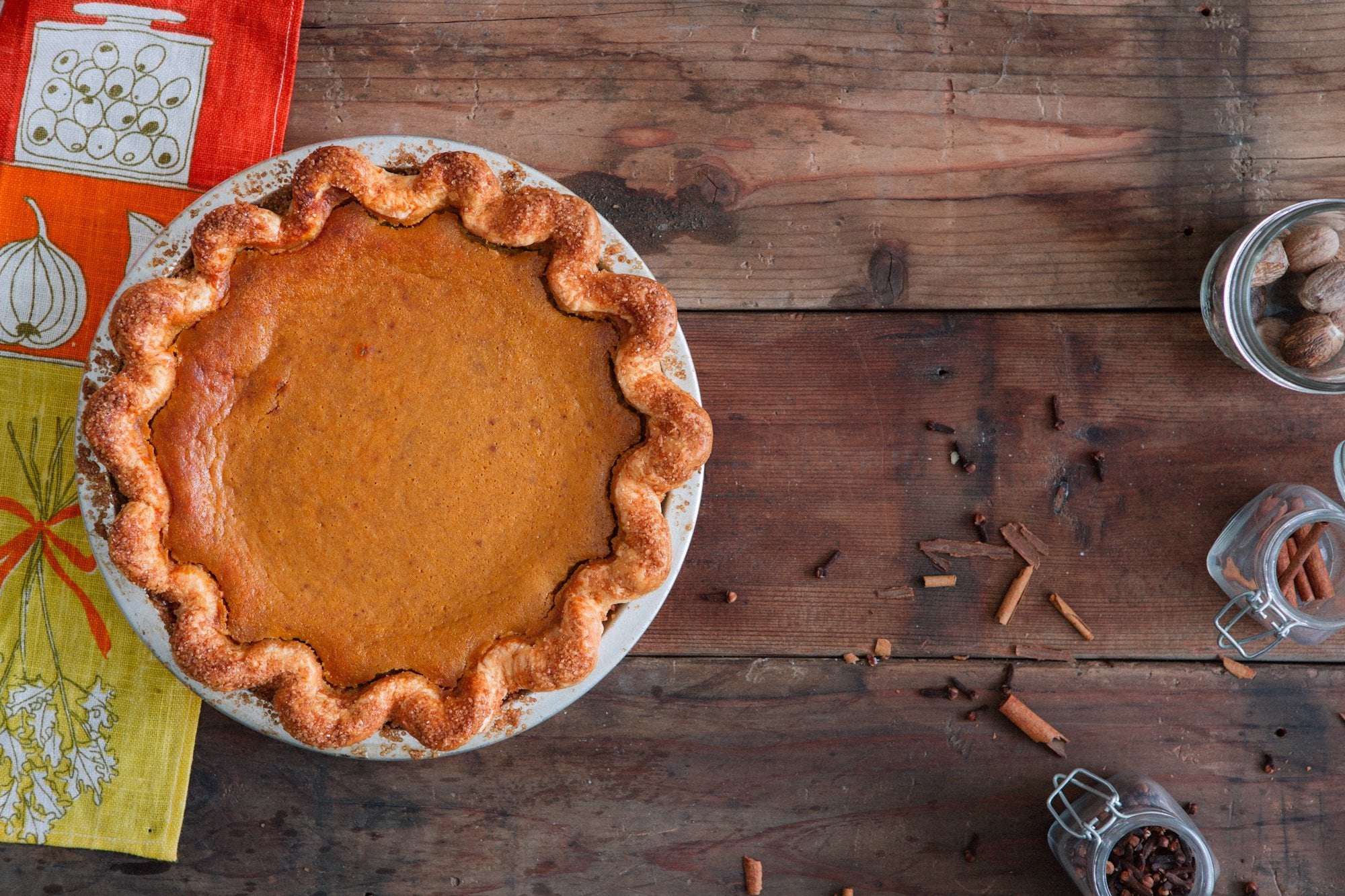 Classic Pumpkin Pie with Whipped Cream